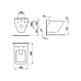 Підвісний унітаз Laufen Palace H8667000000001, з кришкою soft close