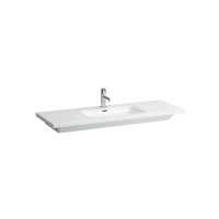 Врізна раковина Laufen Living Square з отвором для змішувача і переливом H8164350001041
