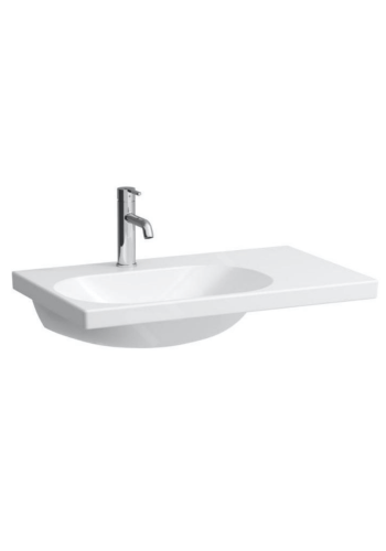 Раковина Laufen Lua з отвором для змішувача і полицею H8170860001111 Раковина Laufen Lua з отвором для змішувача і полицею H8170860001111