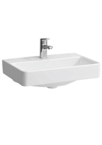 Врізна раковина Laufen Pro S Compact з отвором для змішувача і переливом H8189580001561 Врізна раковина Laufen Pro S Compact з отвором для змішувача і переливом H8189580001561