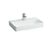 Врізна раковина Laufen Pro S Compact з отвором для змішувача і переливом H8189590001561