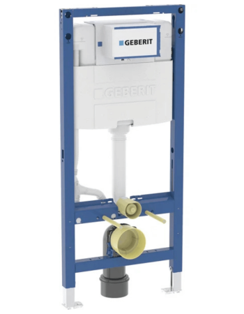 Інсталяція для підвісного унітаза Geberit Duofix, 112 см, зі змивним бачком прихованого монтажу Omega 12 см 111.060.00.2