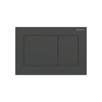 Клавіша змиву Geberit Omega20 (ex Omega30) для подвійного змиву, Square, 115.080.16.1, чорна