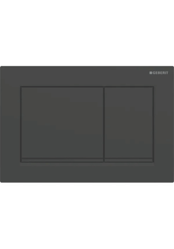 Клавіша змиву Geberit Omega20 (ex Omega30) для подвійного змиву, Square, 115.080.16.1, чорна Клавіша змиву Geberit Omega20 (ex Omega30) для подвійного змиву, Square, 115.080.16.1, чорна