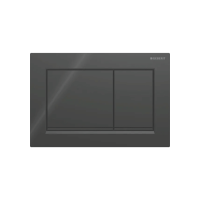 Клавіша змиву Geberit Omega20 (ex Omega30) для подвійного змиву, Square, 115.080.DW.1, чорна