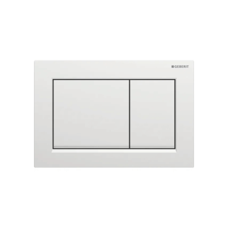 Клавіша змиву Geberit Omega20 (ex Omega30) для подвійного змиву, Square, 115.080.JQ.1, хром