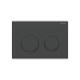 Клавіша змиву Geberit Omega20 для подвійного змиву, Round, 115.085.16.1, чорна