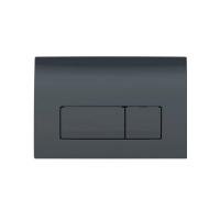 Клавіша змиву Geberit Delta50 для подвійного змиву, Square, 115.119.DW.1, чорна