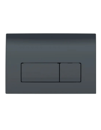 Клавіша змиву Geberit Delta50 для подвійного змиву, Square, 115.119.DW.1, чорна