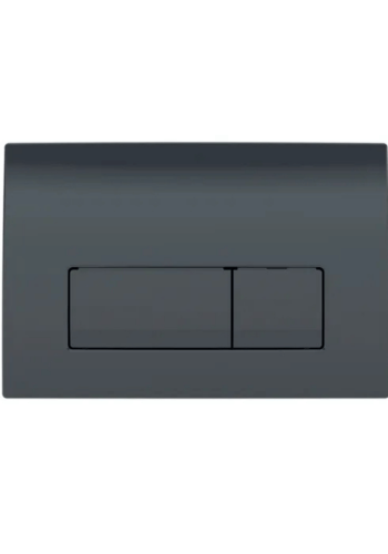 Клавіша змиву Geberit Delta50 для подвійного змиву, Square, 115.119.DW.1, чорна