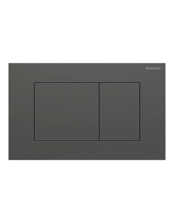 Клавіша змиву Geberit Sigma40 для подвійного змиву, Square, 115.629.QD.1, чорний хром
