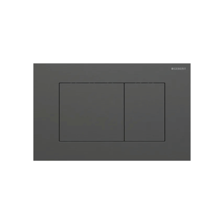 Клавіша змиву Geberit Sigma40 для подвійного змиву, Square, 115.629.QD.1, чорний хром