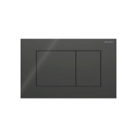 Клавіша змиву Geberit Sigma40 для подвійного змиву, Square, 115.629.SJ.1, чорна