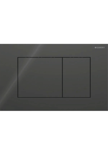 Клавіша змиву Geberit Sigma40 для подвійного змиву, Square, 115.629.SJ.1, чорна Клавіша змиву Geberit Sigma40 для подвійного змиву, Square, 115.629.SJ.1, чорна