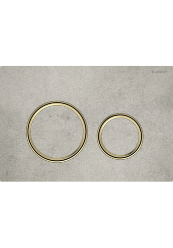 Клавіша змиву Geberit Sigma50 (ex Sigma21) для подвійного змиву, Round, 115.652.JV.1, червоне золото / під бетон Клавіша змиву Geberit Sigma50 (ex Sigma21) для подвійного змиву, Round, 115.652.JV.1, червоне золото / під бетон