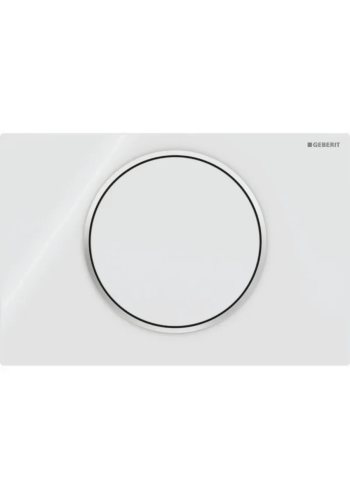 Клавіша змиву Geberit Sigma10 з функцією старт/стоп, Round, 115.758.KJ.5, біла/хром Клавіша змиву Geberit Sigma10 з функцією старт/стоп, Round, 115.758.KJ.5, біла/хром