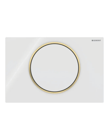 Клавіша змиву Geberit Sigma10 з функцією старт/стоп, Round, 115.758.KK.5, біла