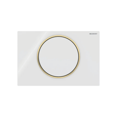 Клавіша змиву Geberit Sigma10 з функцією старт/стоп, Round, 115.758.KK.5, біла