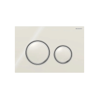 Клавіша змиву Geberit Sigma50 (ex Sigma21) для подвійного змиву, Round, 115.884.JL.1, хром/пісочно-сіра