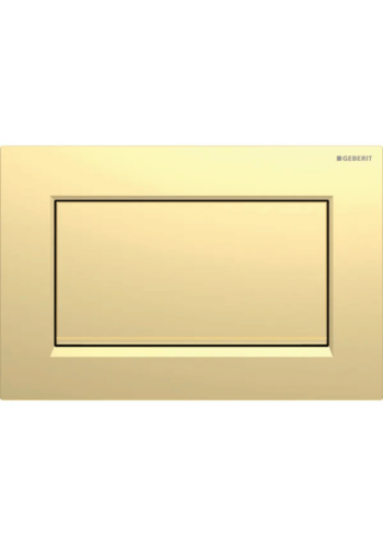 Клавіша змиву Geberit Sigma10 (ex Sigma30) з функцією старт/стоп, Square, з кріпленням на гвинтах, 115.893.45.1, позолота Клавіша змиву Geberit Sigma10 (ex Sigma30) з функцією старт/стоп, Square, з кріпленням на гвинтах, 115.893.45.1, позолота