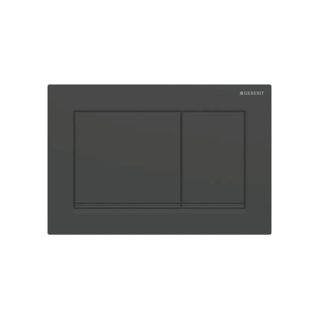 Клавіша змиву Geberit Omega20 (ex Omega30) для подвійного змиву, Square, 115.080.16.1, чорна
