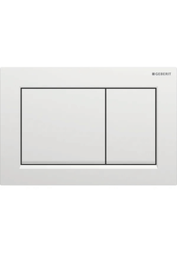 Клавіша змиву Geberit Omega20 (ex Omega30) для подвійного змиву, Square, 115.080.JQ.1, хром