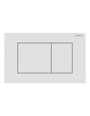 Клавіша змиву Geberit Sigma40 для подвійного змиву, Square, 115.629.JT.1, біла
