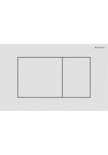 Клавіша змиву Geberit Sigma40 для подвійного змиву, Square, 115.629.JT.1, біла