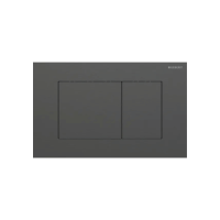 Клавіша змиву Geberit Sigma40 для подвійного змиву, Square, 115.629.QD.1, чорний хром