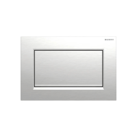 Клавіша змиву Geberit Sigma10 (ex Sigma30) з функцією старт/стоп, Square, з кріпленням на гвинтах, 115.893.KX.1, хром