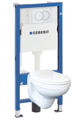 Комплект інсталяції Geberit Duofix PRO 20, 112 см, зі змивним бачком прихованого монтажу Delta 12 см, з підвісним унітазом Idol із сидінням і клавішою змиву Delta01 118.315.11.1 біла Комплект інсталяції Geberit Duofix PRO 20, 112 см, зі змивним бачком прихованого монтажу Delta 12 см, з підвісним унітазом Idol із сидінням і клавішою змиву Delta01 118.315.11.1 біла
