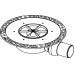 Дренажний трап TECEdrainpoint S DN50 3601400, низький, з універсальним фланцем Seal System