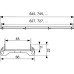 Канал для плитки «plate» TECEdrainline 601270, для дренажного каналу 1200 мм