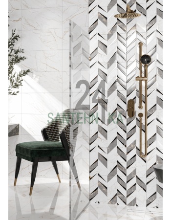 Керамічна плитка TEO Ceramics Antico black 30,8х60,8 глянсова