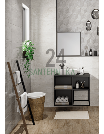 Керамічна плитка TEO Ceramics Bergamo grey 30,8х60,8 глянсова