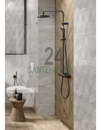 Керамічна плитка TEO Ceramics Bergamo grey 30,8х60,8 глянсова