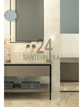 Керамограніт TEO Ceramics Majestic cream 30х90 матова сатинова