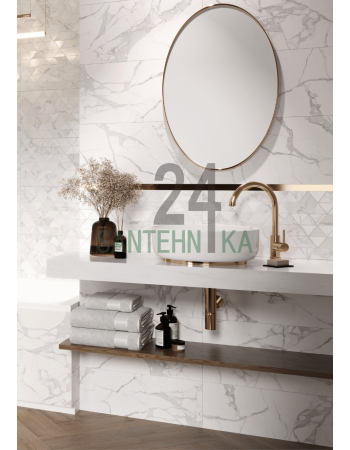 Керамічна плитка TEO Ceramics Montero white DEC 30,8х60,8 матова сатинова