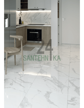 Керамограніт TEO Ceramics Nuovo white 60х60 глянсова