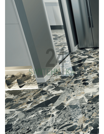 Керамограніт TEO Ceramics Parma black 60х60 глянсова