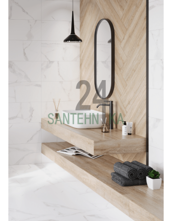 Керамограніт TEO Ceramics Sicilia white 30х90 матова сатинова