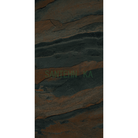 Керамограніт TEO Ceramics Slate anthracite 60х120 матова з ефектом інею