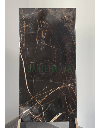 Керамічна плитка TEO Ceramics Antico black 30,8х60,8 глянсова