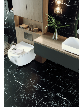Керамограніт TEO Ceramics Nero black 47х47 матова