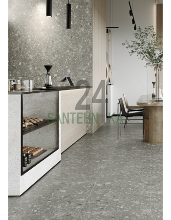 Керамограніт TEO Ceramics Terra anthracite 60х120 матова з ефектом інею