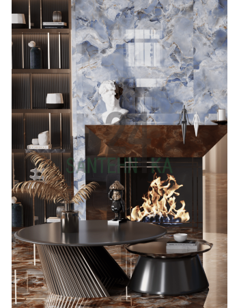 Керамограніт TEO Ceramics Itaka black 60х120 полірована