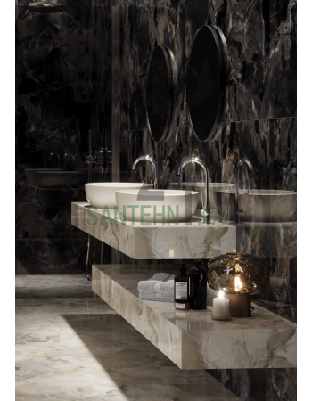 Керамограніт TEO Ceramics Itaka black 60х120 полірована