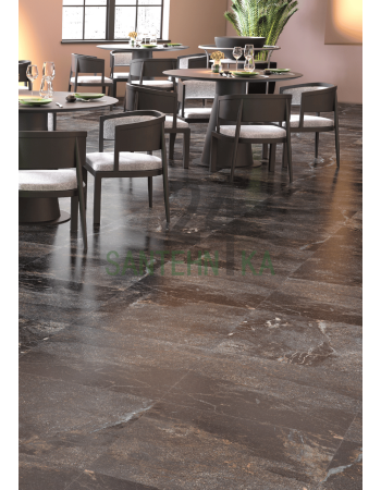 Керамограніт TEO Ceramics Mainstone Black 60х60 матова з ефектом інею