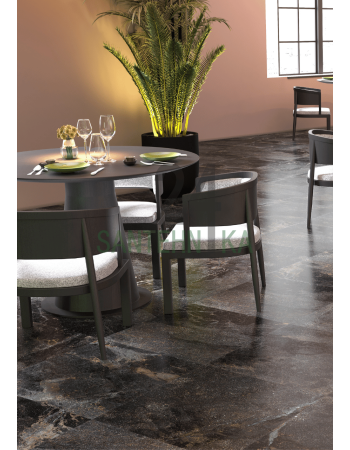 Керамограніт TEO Ceramics Mainstone Black 60х60 матова з ефектом інею