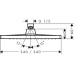 Верхній душ 240 1jet hansgrohe Crometta E, 26726670